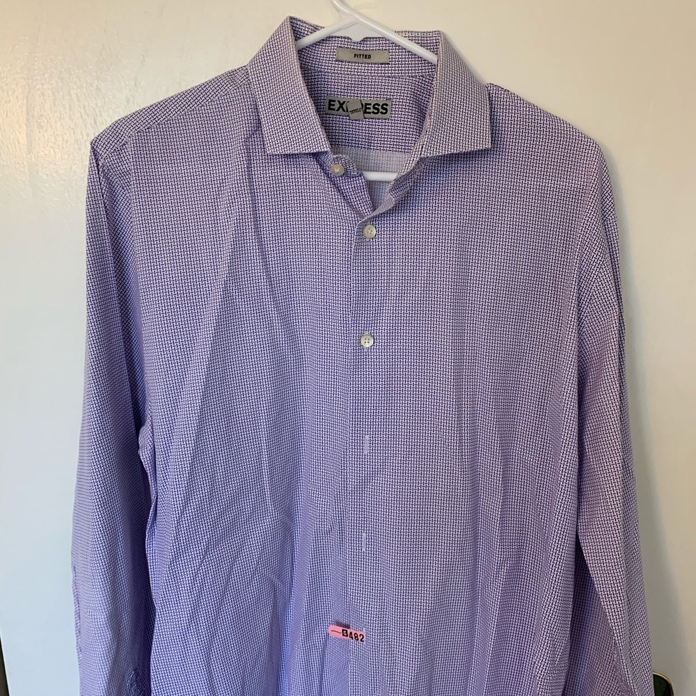 Express dress shirt size large